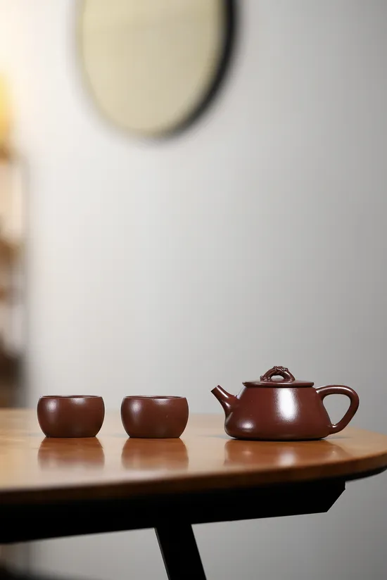 Zisha Teapots: Longpiao Set | Yin Tingdi 8