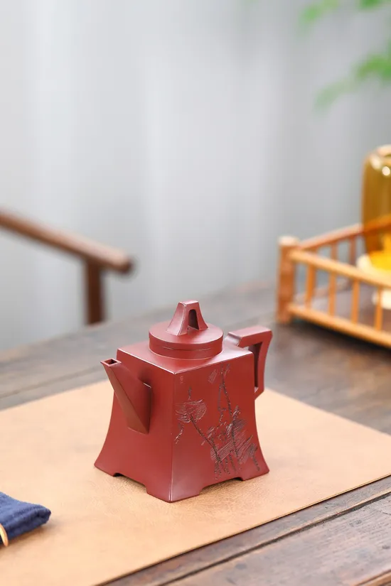 Zisha Teapots: premium dragon blood clay | 500cc capacity 3