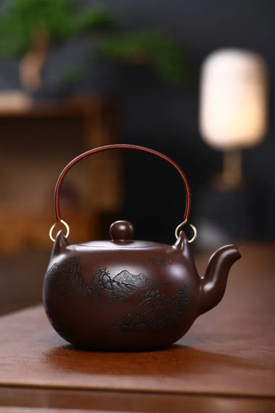 Zisha Teapots: Fan Jianxin | Sacred Pearl Overhead Teapot | 380cc capacity 1