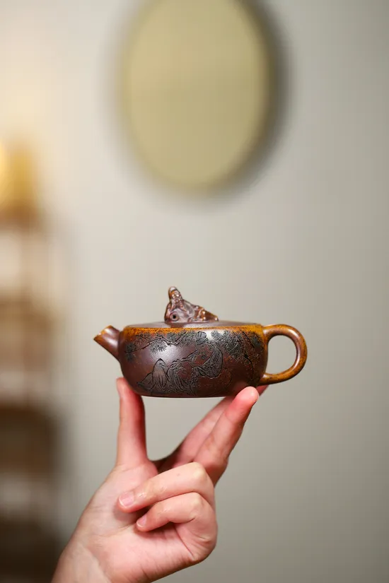 Premium Yixing Zisha Teapot - Provincial Masterpiece Taibai Drunkard 1