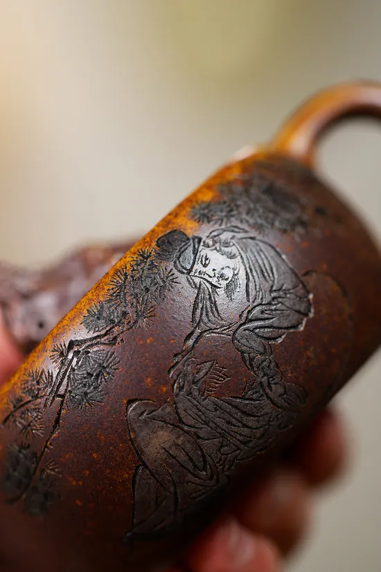 Premium Yixing Zisha Teapot - Provincial Masterpiece Taibai Drunkard 5