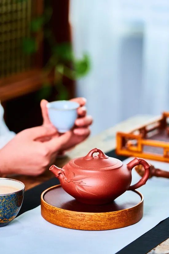Yixing Teapot | Master Li's Bamboo Design Zisha Clay Artistry 2