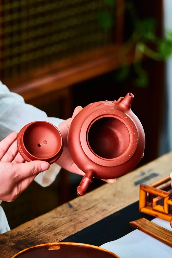 Yixing Teapot | Master Li's Bamboo Design Zisha Clay Artistry 5