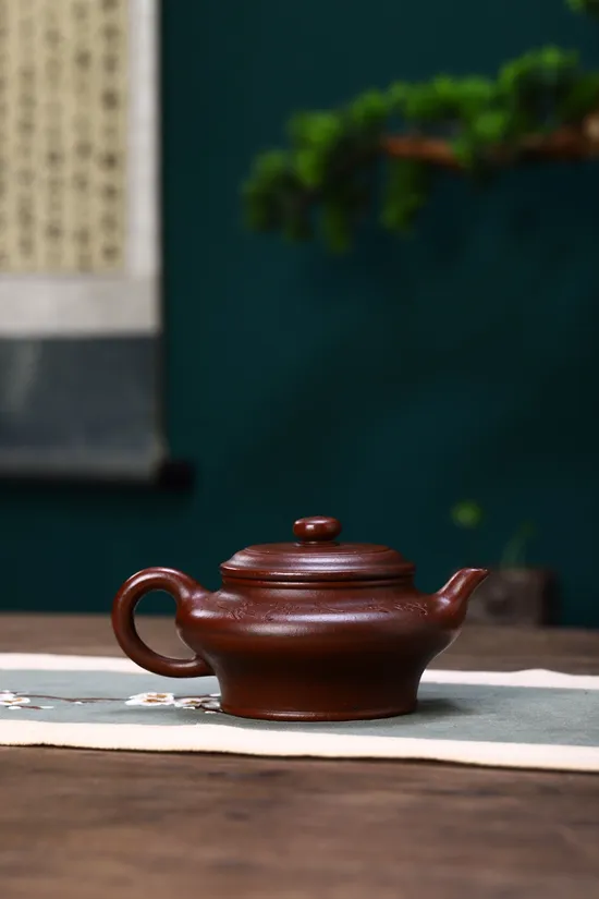 Handcrafted Zisha Teapot - Rare Iron Red Sand, National Craft Artist 4