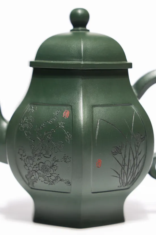 Zisha Teapots: Wu Yawei | Six-Sided Palace Lantern 9