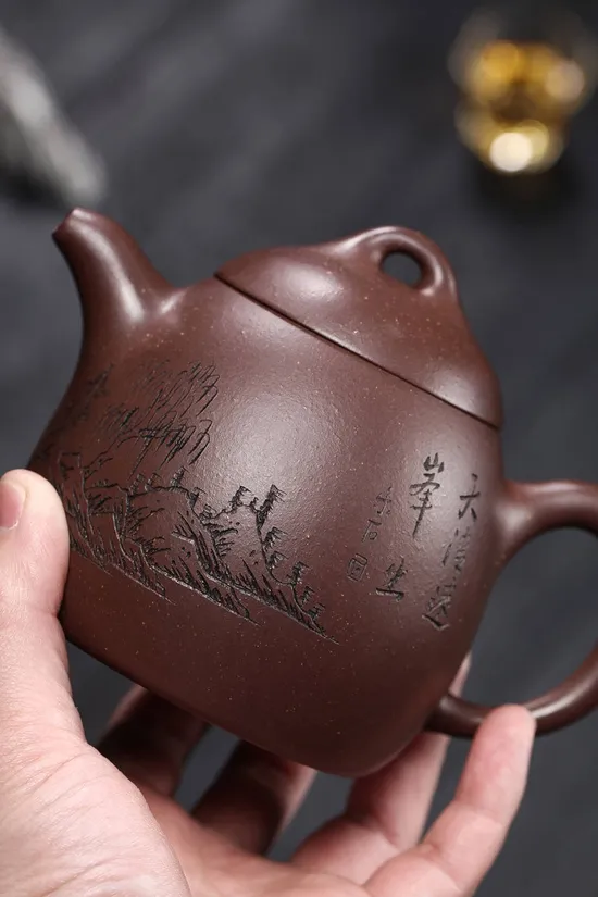 Zisha Teapots: premium purple clay | 450CC 1