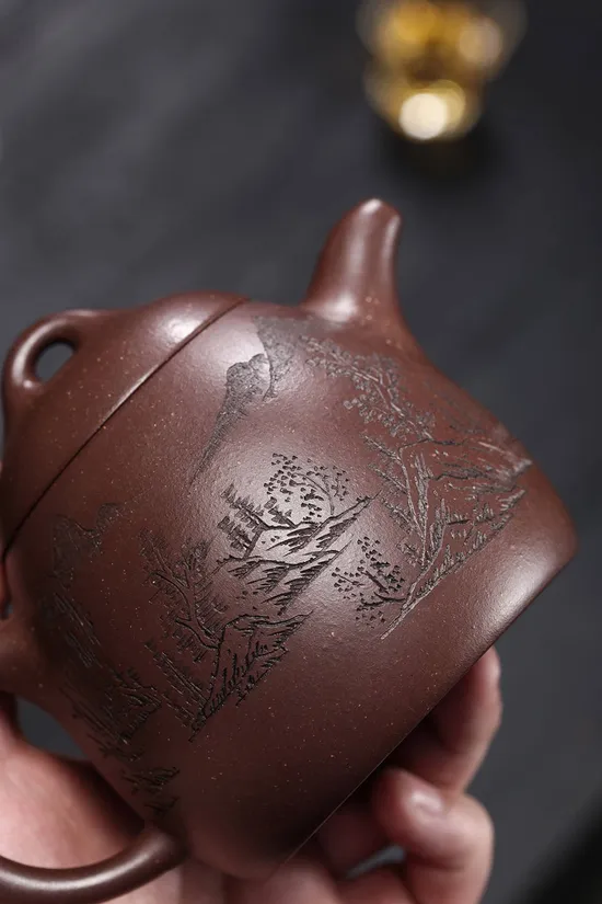Zisha Teapots: premium purple clay | 450CC 5