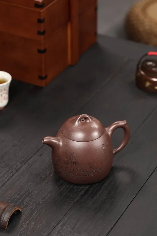 Zisha Teapots: premium purple clay | 450CC 6