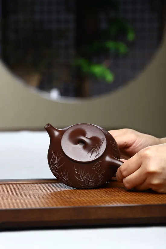 Zisha Teapots: New Shipyao | rare stone red clay 4