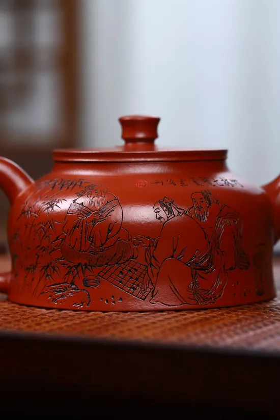 Zisha Teapots: Da Hong Pao clay | Sun Meiya | 200ml capacity 3