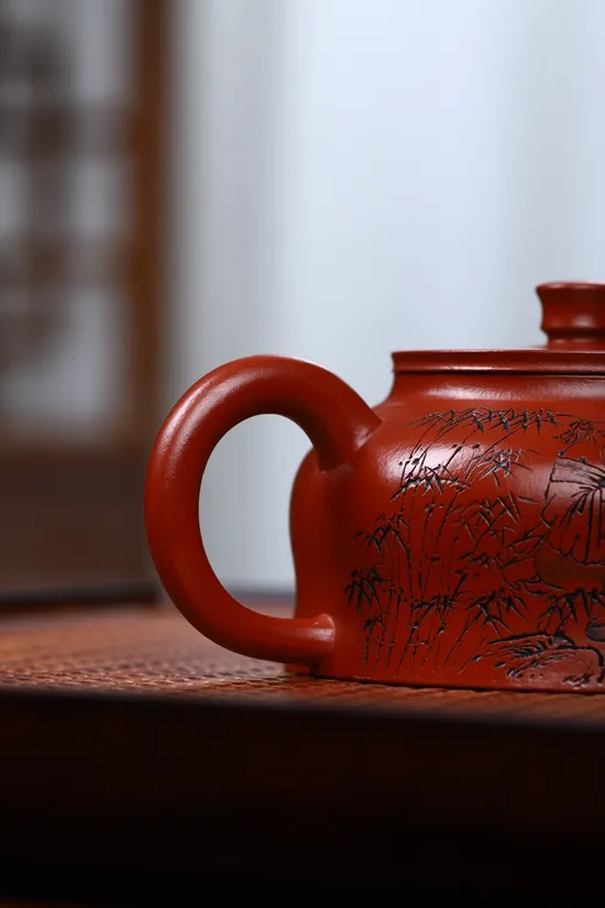 Zisha Teapots: Da Hong Pao clay | Sun Meiya | 200ml capacity 4