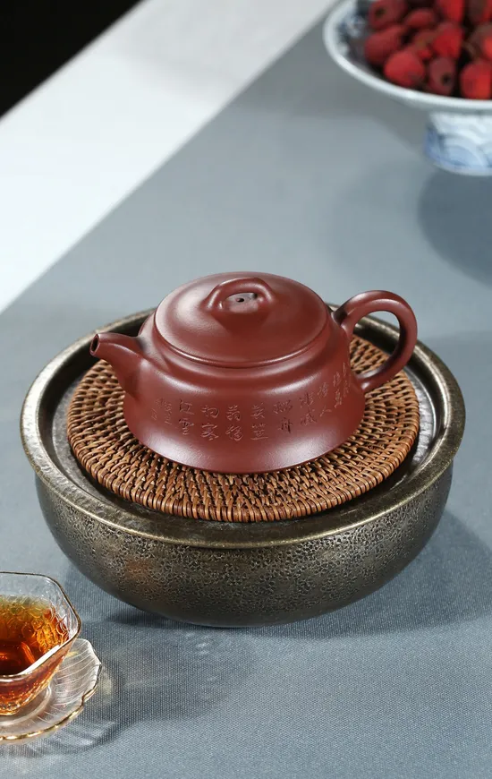 Zisha Teapots: CNY 1800 | Gao Junjie | Dicaoqing clay 4