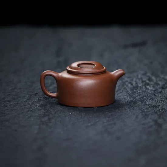 Zisha Teapots: Ox-Lid Lotus Seed | premium purple clay 5