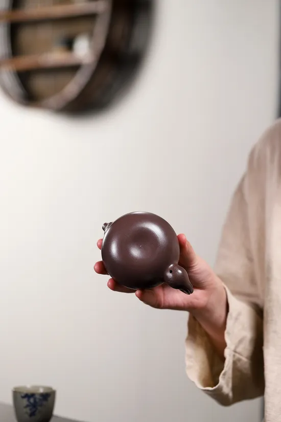 Zisha Teapots: Yang Junbao | Da Shui Tan old Tianqing clay 3