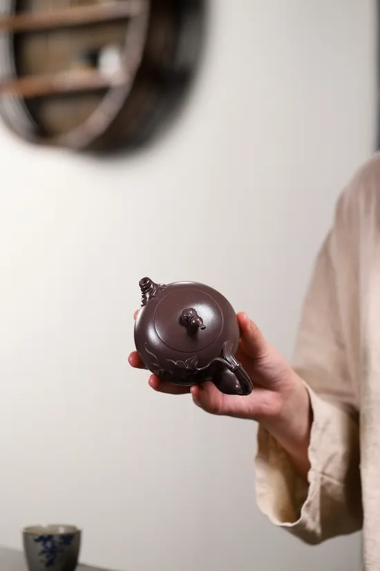 Zisha Teapots: Yang Junbao | Da Shui Tan old Tianqing clay 5