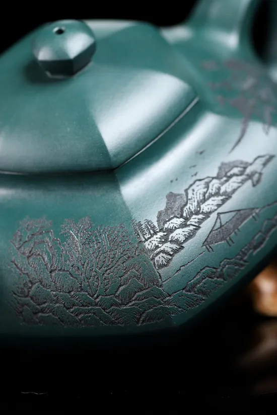 Yixing Zisha Teapot, Zhou Jianchun Six Harmony Masterpiece 3