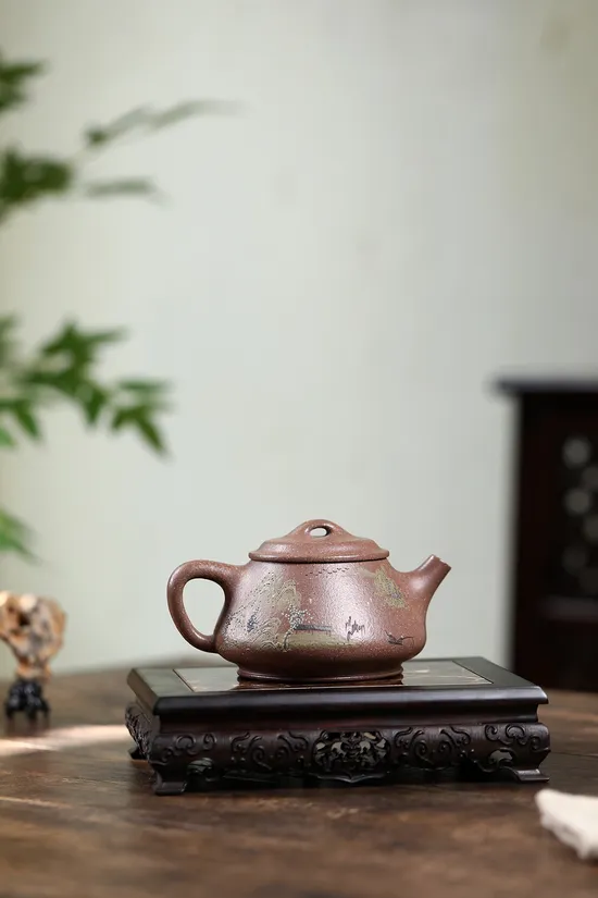 Zisha Teapots: Landscape Stone Spout | Jiang Yaping 7