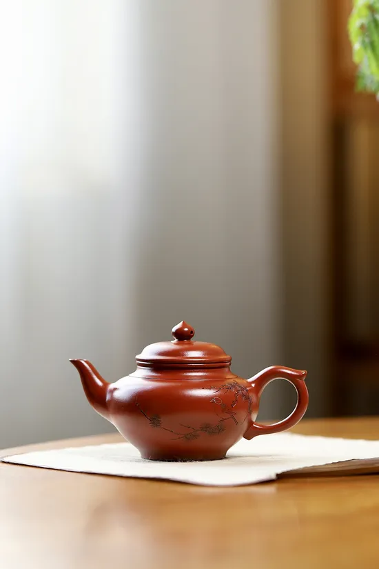Zisha Teapots: Smile Cherry Blossom Water Virtue | Dahuangpao clay 4