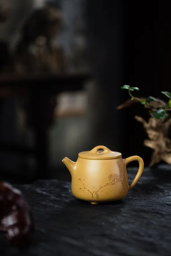 Zisha Teapots: Huangjinduan clay | 10-hole spout 3