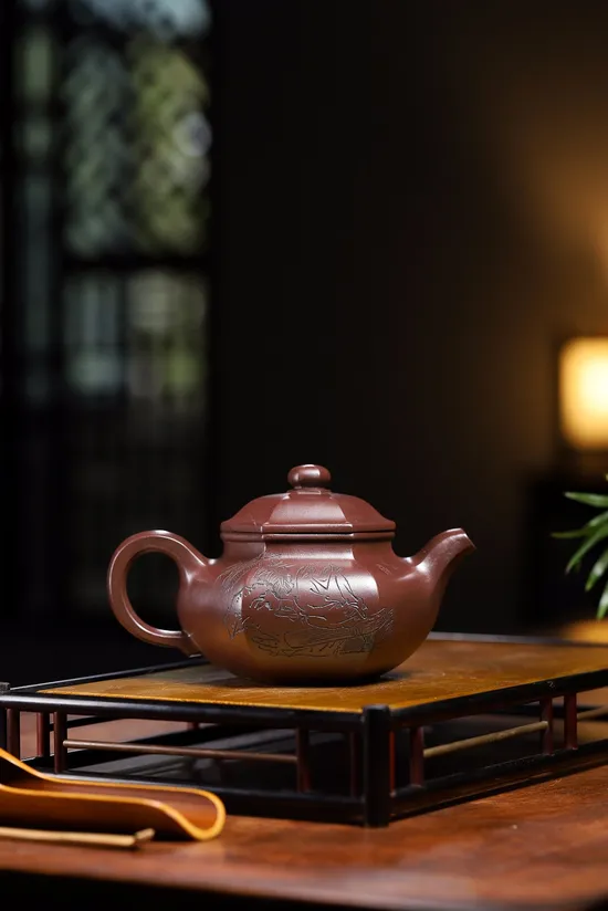 Zisha Teapots: Six-Sided Antique-Style | 4500 CNY 5