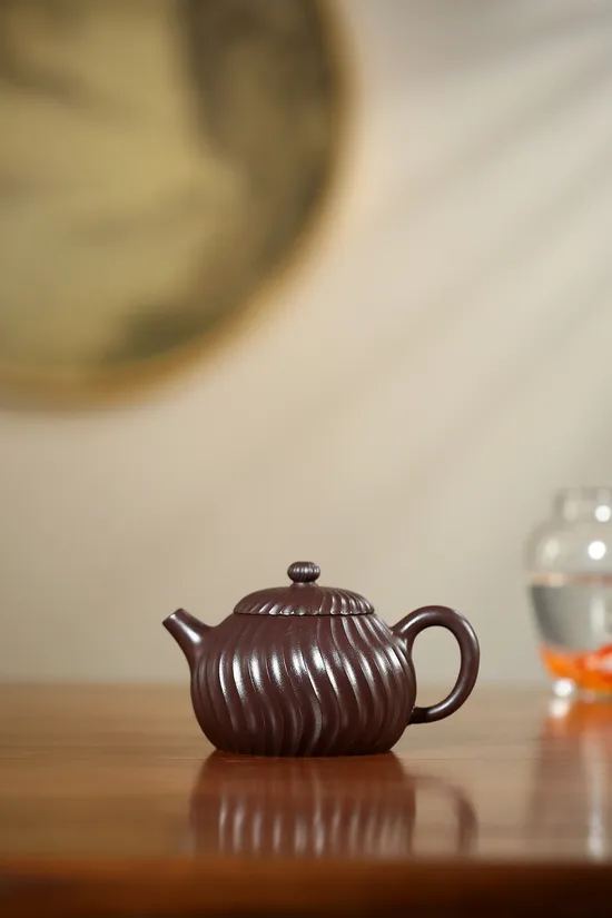 Zisha Teapots: original purple clay | diamond-shaped nine-hole spout 3