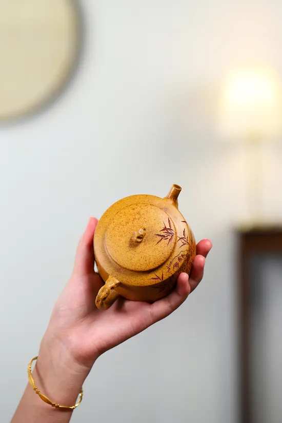 Zisha Teapots: Huangjinsa clay | 1350 CNY 2
