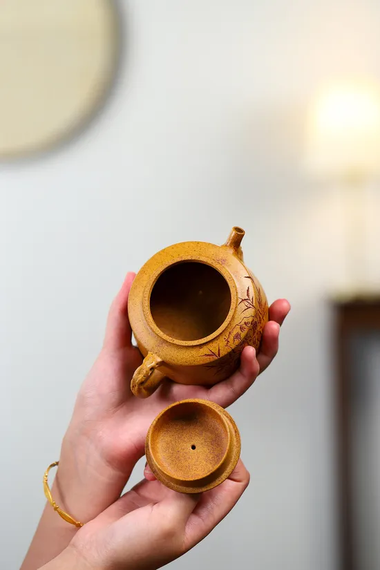 Zisha Teapots: Huangjinsa clay | 1350 CNY 6