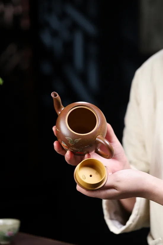 Zisha Teapots: Yang Junbao | premium gold duan clay 9