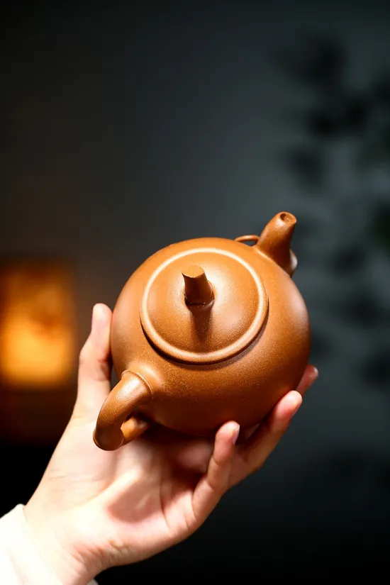 Zisha Teapots: Elegant Bamboo | crab yellow duàn ní clay 2