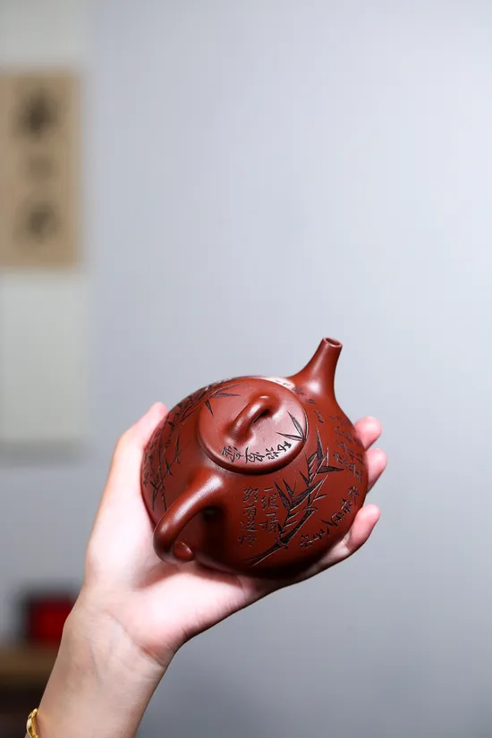 Zisha Teapots: Qu Zhiye Stone-Drip | Yang Junbao 5
