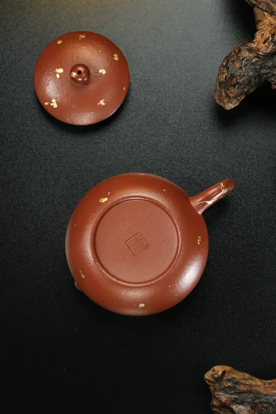 Zisha Teapots: Xishi | rough-grained vermilion clay | 200cc capacity 3
