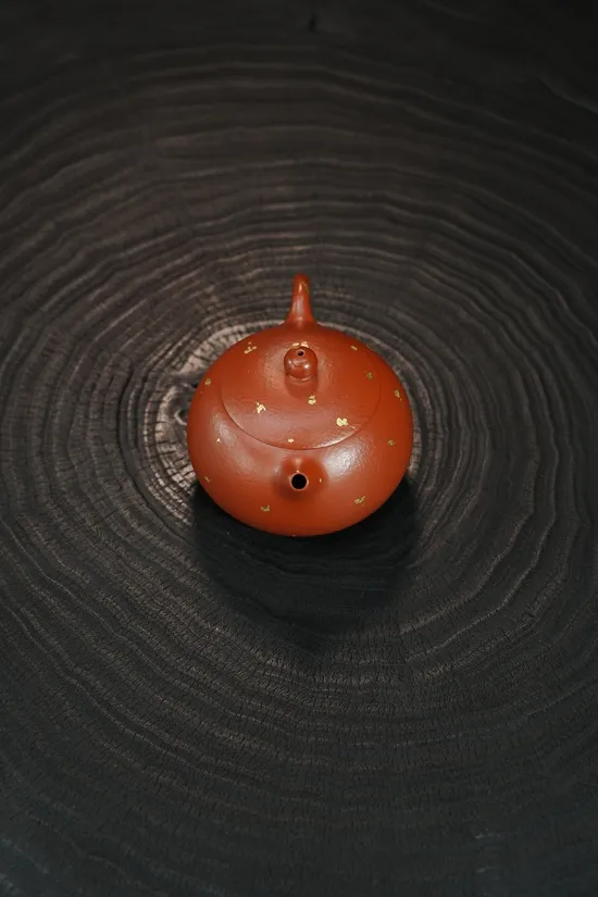 Zisha Teapots: Xishi | rough-grained vermilion clay | 200cc capacity 5