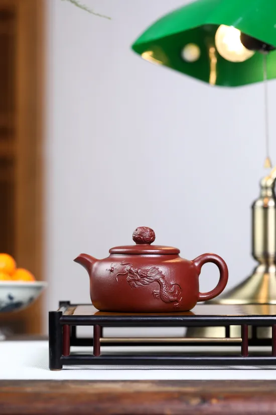 Premium Yixing Zisha Teapot Handcrafted | Dragon Design Artisan Collection 2