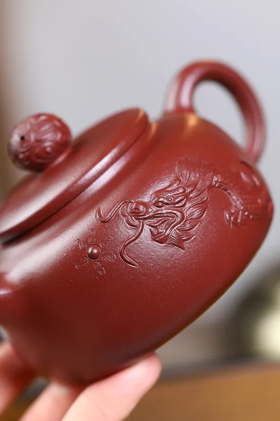 Premium Yixing Zisha Teapot Handcrafted | Dragon Design Artisan Collection 7