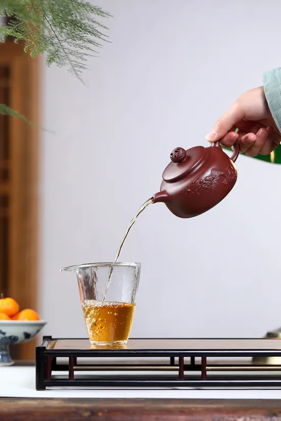 Premium Yixing Zisha Teapot Handcrafted | Dragon Design Artisan Collection 9