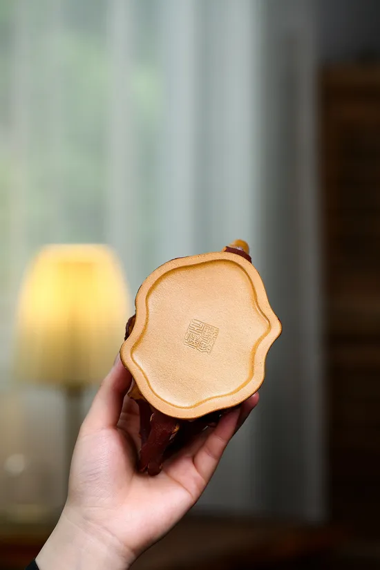 Zisha Teapots: Huangjinduan clay | Tree Stump Set 6