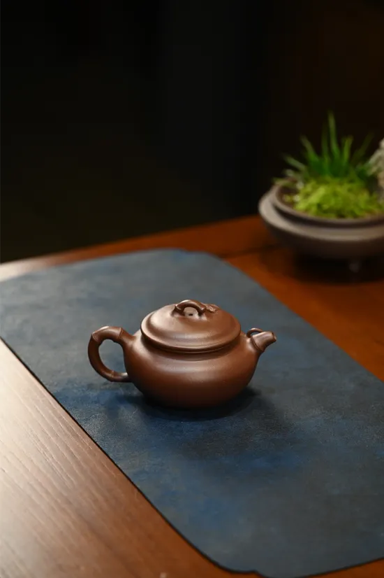 Zisha Teapots: Bamboo Rhythm Handmade | 220cc Capacity | Exclusive Purple Clay 3