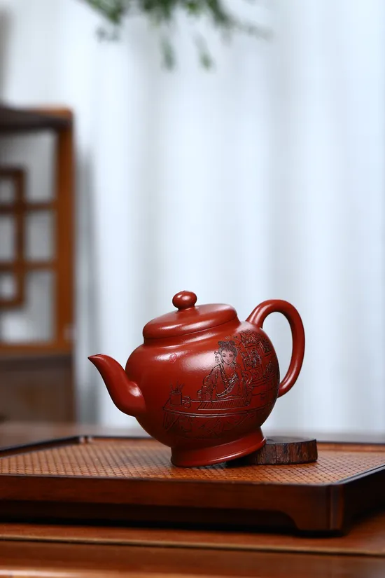 Premium Yixing Zisha Teapot: Da Hong Pao Clay, Handcrafted Artistry 5