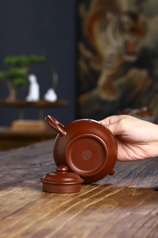 Premium Yixing Zisha Teapot | Artisan Clay Craft | Collectible Gift 2