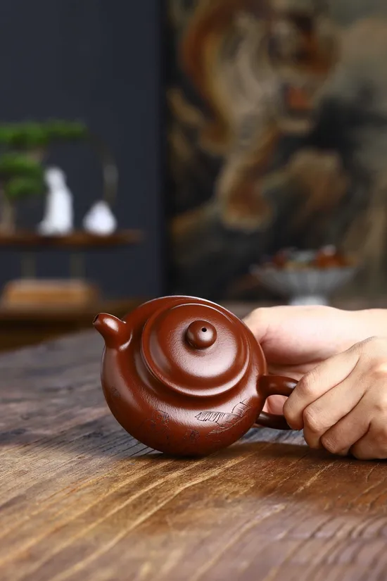 Premium Yixing Zisha Teapot | Artisan Clay Craft | Collectible Gift 3