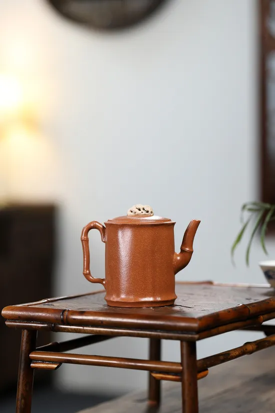 Zisha Teapots: Taihu Stone Bamboo | Huangjiangpo clay 4