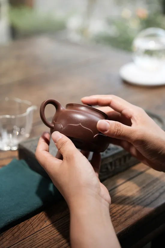 Zisha Teapots: Lotus Rhythm | premium purple clay 3