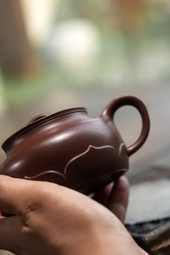 Zisha Teapots: Lotus Rhythm | premium purple clay 5