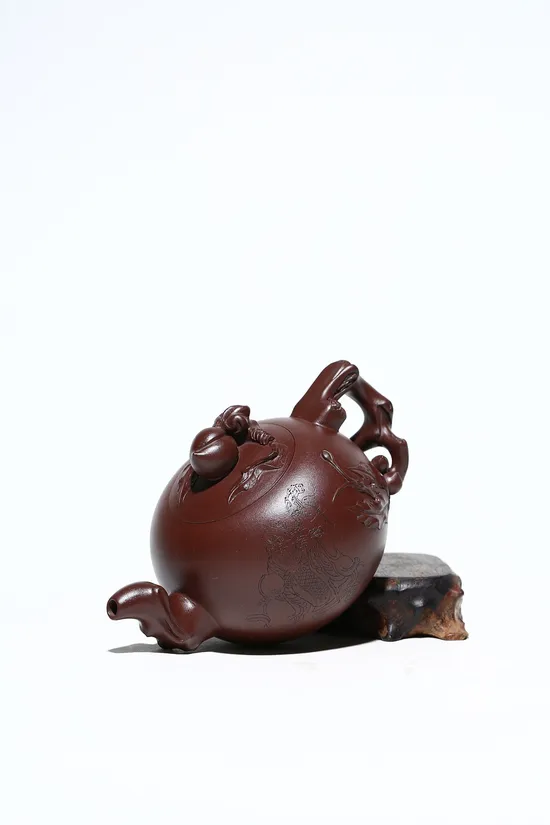 Yixing Zisha Teapot 'Sheng Tao' by Yao Huajun - 480cc, 3900 CNY 1