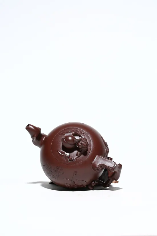 Yixing Zisha Teapot 'Sheng Tao' by Yao Huajun - 480cc, 3900 CNY 4