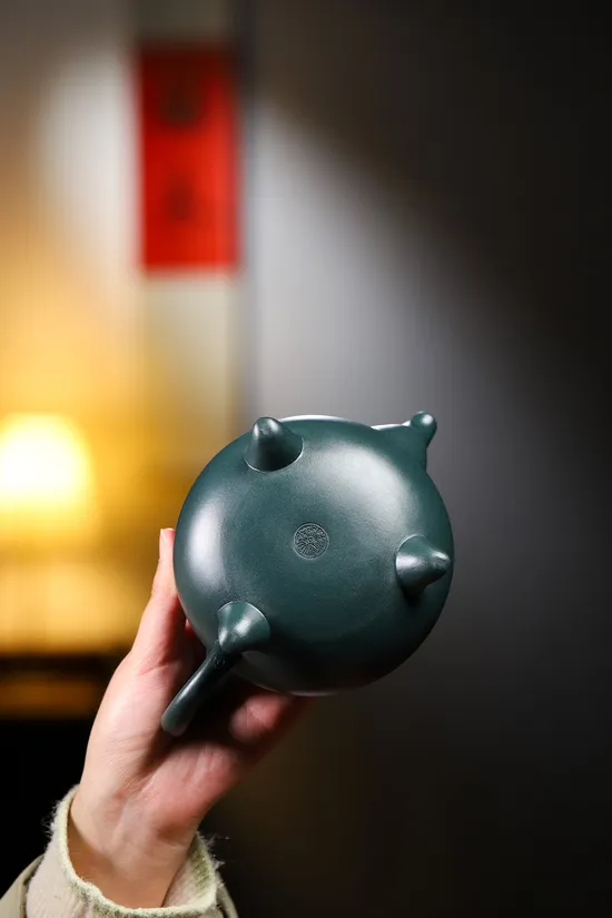 Zisha Teapots: 2700 CNY | original green clay 5