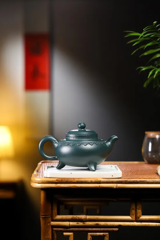 Zisha Teapots: 2700 CNY | original green clay 7