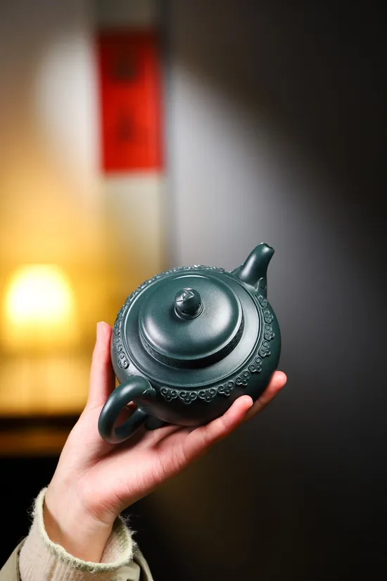 Zisha Teapots: 2700 CNY | original green clay 8