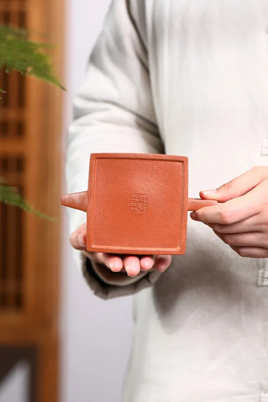 Yixing Zisha Teapot - Handcrafted Collectible Purple Clay Teapot 5