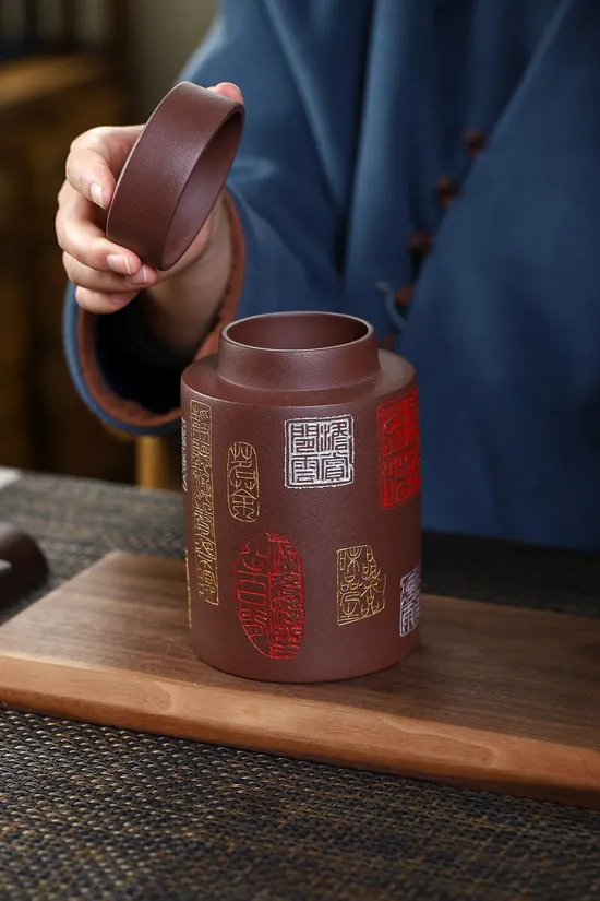 Zisha Teapots: old purple clay | auspicious inscriptions 3